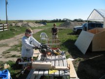 Austin cutting rebar