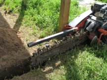 The Ditch Witch trencher