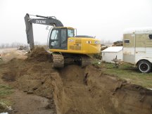 Filling in the trench