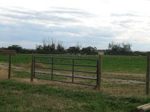 Our first gate gets hung