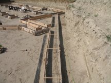 First rebar layed