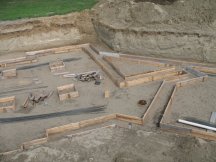 Forms for the footings