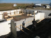 Finishing framing the porch