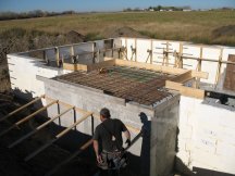 Finishing framing the porch