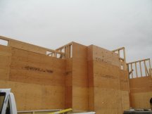 Sheathing the front