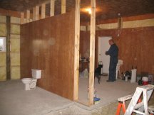 Work on interior walls