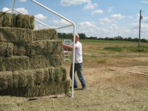 Moving bales