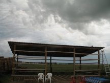 Shed roof gets done