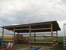 Shed roof gets done