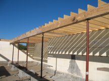 Joists done from the basement