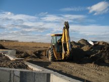 Backfilling over the Geothermal loops
