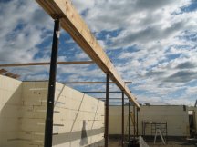 First beam is done
