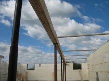 First beam is done