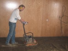 Compacting the floor