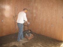 Compacting the floor