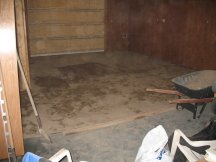 Starting to cover the floor