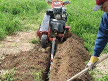The Ditch Witch trencher