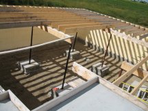 Joists to the stairs