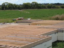 Joists to the stairs