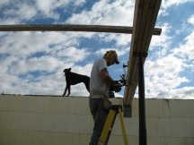 Final board on the 1st beam