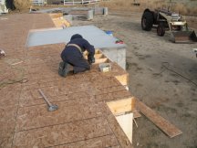 Working on the final row