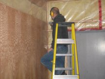 Finishing the side wall