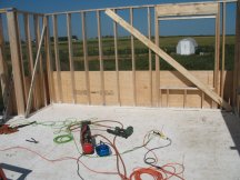 Sheathing the first row