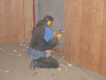 Framing the door