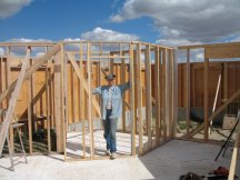 Framing the laundry room