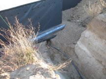Geothermal loops under the footings