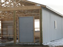 Last horse door is hung