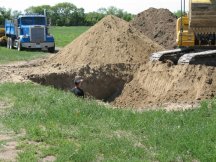 Getting down in the hole.