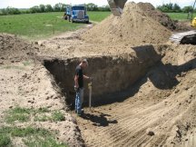 Getting down in the hole.