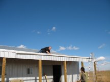 Alan instals a section