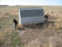 Moving the shed