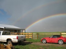 The most incredible rainbow