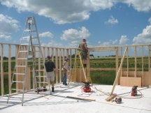 Sheathing the corner