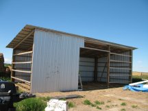 Front of the shed