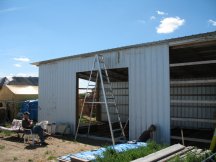 Front of the shed