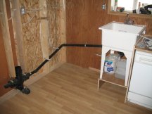Sink drain is in