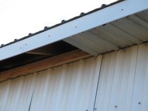 Installing soffit