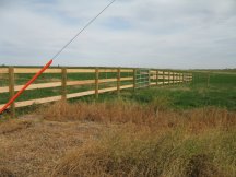 South barnyard fence is done