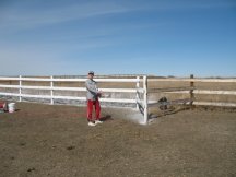 Spraypainting the barnyard