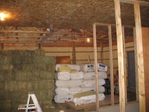 Still full of hay and insulation