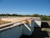 Joists done to the fireplace