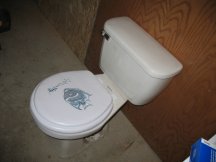 Installing the toilet