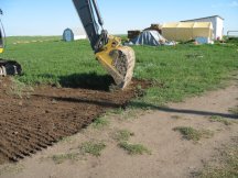 Jock continues to strip topsoil